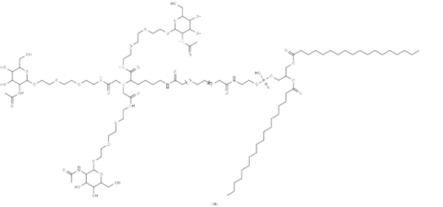 DSPE-PEG2000-triGalNAc ammonium 
