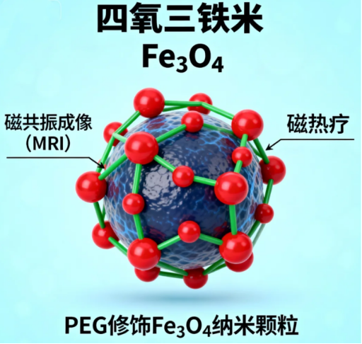 PEG修饰四氧化三铁纳米颗粒(Fe₃O₄) PEG修饰四氧化三铁纳米颗粒(Fe₃O₄)
