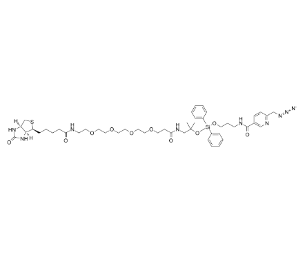 Biotin-PEG4-dialkoxydiphenylsilane-picolyl azide 