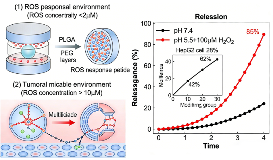 ROS 响应肽修饰多西他赛 PLGA 纳米粒