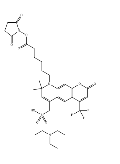 AF430 NHS酯,467233-94-9兼具高亮度、光稳定性和水溶性优势 AF430 NHS酯,467233-94-9兼具高亮度、光稳定性和水溶性优势