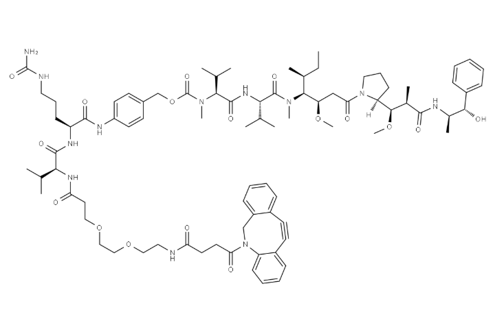 DBCO-PEG2-Val-Cit-PAB-MMAE