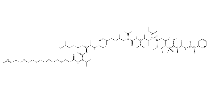 Azido-PEG4-Val-Cit-PAB-MMAE，CAS1869126-64-6应用于抗体药物偶联物设计