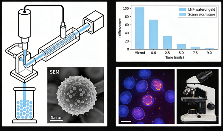 核酸脂质体(LNP)-水凝胶复合体系 核酸脂质体(LNP)-水凝胶复合体系