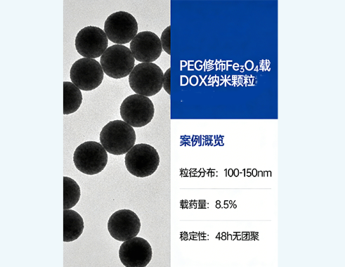 PEG修饰Fe₃O₄载阿霉素 PEG修饰Fe₃O₄载阿霉素