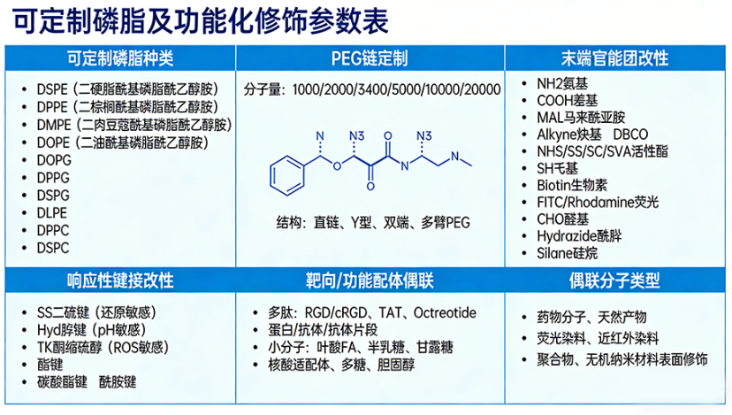 PEG磷脂-改性 PEG磷脂-改性
