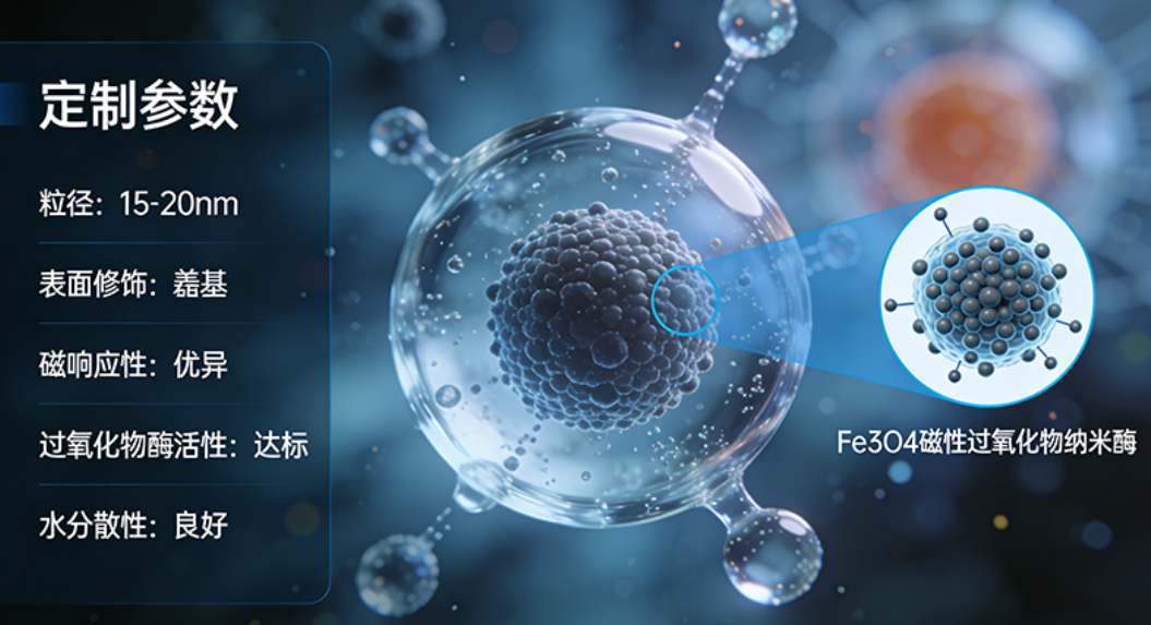 Fe3O4磁性过氧化物纳米酶定制