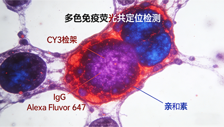多色免疫荧光共定位检测