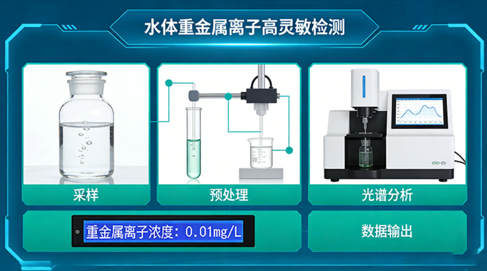 水体重金属离子高灵敏检测 水体重金属离子高灵敏检测