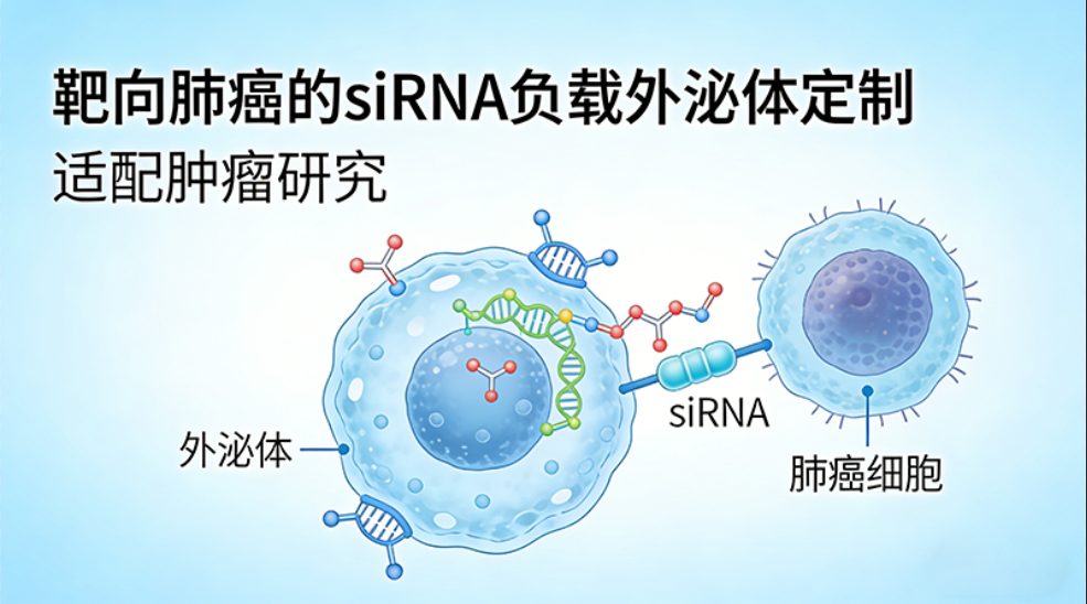 靶向肺癌的siRNA负载外泌体定制（适配肿瘤研究）