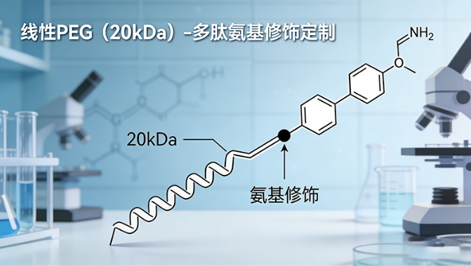 线性PEG（20kDa）-多肽氨基修饰定制