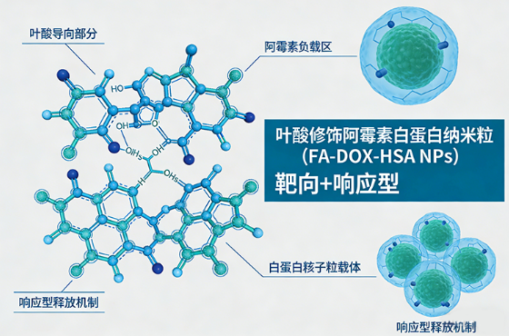 叶酸修饰阿霉素白蛋白纳米粒 叶酸修饰阿霉素白蛋白纳米粒