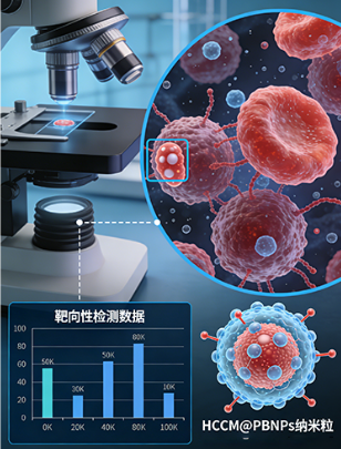 制肝癌细胞膜包被普鲁士蓝纳米粒（HCCM@PBNPs）