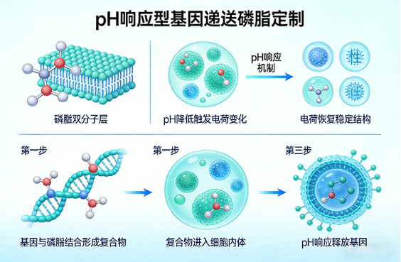 pH响应型基因递送磷脂定制 pH响应型基因递送磷脂定制