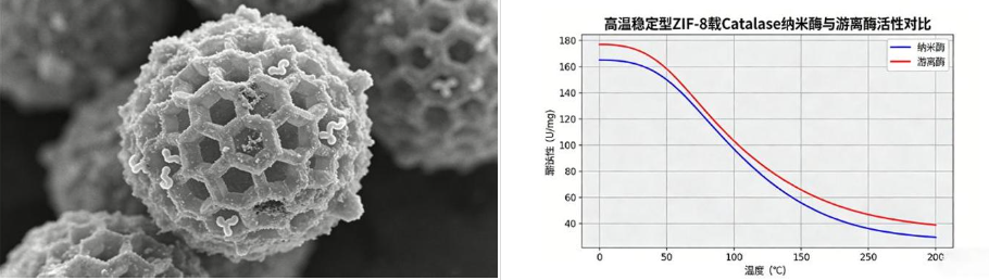 高温稳定型ZIF-8载Catalase纳米酶定制 高温稳定型ZIF-8载Catalase纳米酶定制