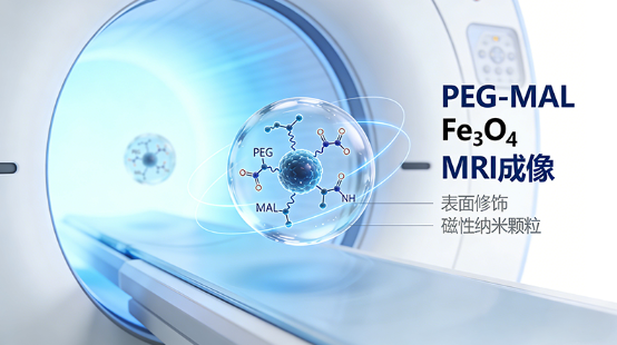 PEG-MAL磁性Fe₃O₄纳米颗粒(MRI成像场景) PEG-MAL磁性Fe₃O₄纳米颗粒(MRI成像场景)