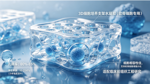 3D细胞培养支架水凝胶定制(临床前研究) 3D细胞培养支架水凝胶定制(临床前研究)