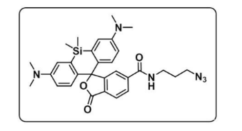 SiR-azide，硅基罗丹明-叠氮，SiR-N3 叠氮偶联硅基罗丹明近红外染料激发波长652nm的基本信息详情介绍