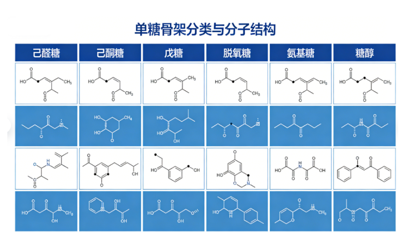 几十种单糖的化学修饰、位点选择性改性与定制合成