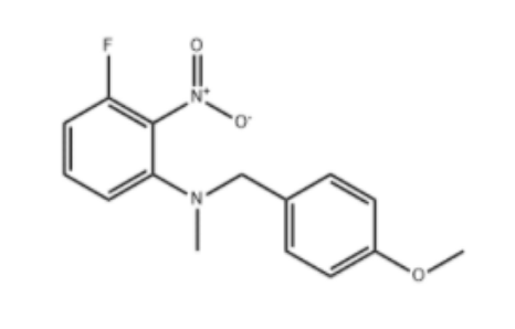 CAS:1458569-16-8 | 3-氟-N-(4-甲氧基苄基)-N-甲基-2-硝基苯胺 | 含氟试剂