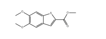CAS:35212-99-8 | 5,6-二甲氧基苯并噻吩-2-甲酸甲酯 | methyl 5,6-dimethoxy-1-benzothiophene-2-carboxylate