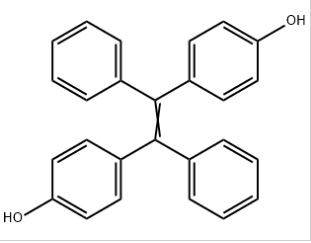 TPE-DOH，cas:68578-79-0，1,2-二(4-羟基苯)-1,2-二苯乙烯，4,4'-(1,2-Diphenylethene-1,2-diyl)diphenol