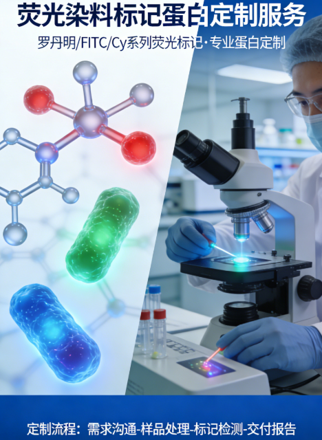 荧光染料（罗丹明/FITC/Cy系列）标记蛋白定制服务