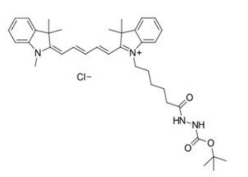 Cyanine5 Boc-hydrazide